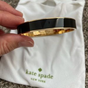 Kate Spade Black & Gold Bangle